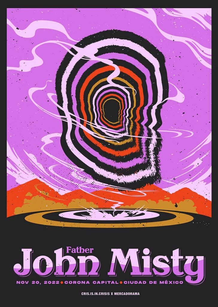 Father John Misty - Corona Capital 22 (Official Gig Poster)